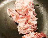 あさげ炒め(新じゃがとピーマン豚バラ)作り方1写真