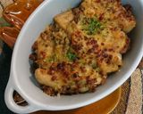 里芋そぼろあんの味噌チーズ焼き作り方5写真