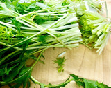 水菜と豚バラのゴマだれ和え炒め✩.*˚作り方1写真