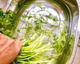 水菜と豚バラのゴマだれ和え炒め✩.*˚作り方3写真