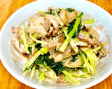 水菜と豚バラのゴマだれ和え炒め✩.*˚作り方10写真