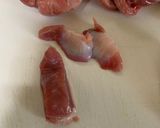 砂肝の塩レモン炒め作り方1写真
