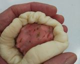 可愛い～桜餡の花びらあんパン☆作り方5写真
