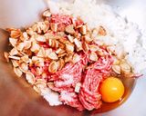 ごぼう入りハンバーグ作り方1写真