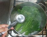 小松菜の蒸し茹で♪簡単お湯なし作り方5写真