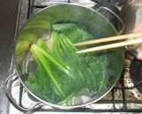 小松菜の蒸し茹で♪簡単お湯なし作り方6写真
