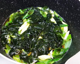 トロトロ～ネギとわかめの卵とじ丼作り方3写真