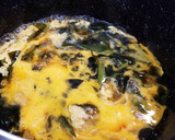 トロトロ～ネギとわかめの卵とじ丼作り方5写真