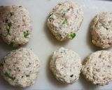 鯖缶そぼろを使ったミニ豆腐ハンバーク作り方2写真