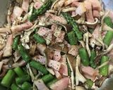 舞茸とアスパラとベーコンのソテー作り方14写真