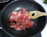 パプリカと牛肉の炒め物作り方2写真