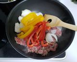 パプリカと牛肉の炒め物作り方3写真