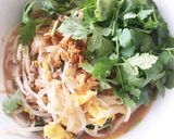 桜えびとひき肉のパッタイ風焼きうどん作り方10写真
