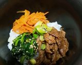 残り物の人参しりしりでビビンバ♪作り方3写真