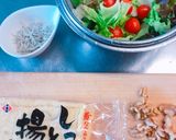 油揚げとかちりちりめんのグリーンサラダ作り方1写真