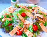 油揚げとかちりちりめんのグリーンサラダ作り方5写真