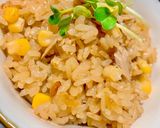 ツナコーンバター醤油炊き込みご飯作り方5写真