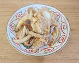 簡単！飯の友♪中華風豚肉とキノコの卵とじ作り方7写真