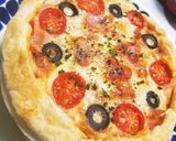 甘くないケーキ！簡単誕生日ピザケーキ♪作り方5写真