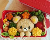 キャラ弁☆クマちゃんのピクニック弁当作り方3写真