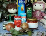 鯖の水煮缶で♡トマトパスタ♡作り方1写真