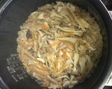 玉白茸とマイタケの炊き込みご飯作り方7写真
