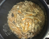 玉白茸とマイタケの炊き込みご飯作り方7写真