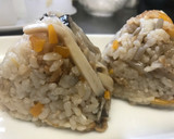 玉白茸とマイタケの炊き込みご飯作り方8写真