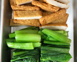 ほっと美味しい~小松菜と薩摩揚げの煮物作り方2写真