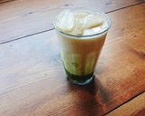 黒糖抹茶ソイラテ♪作り方3写真