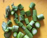 春♡アスパラ!パラパラ炒飯作り方1写真