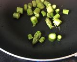 春♡アスパラ!パラパラ炒飯作り方2写真