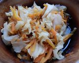 白菜と人参の梅酢の蒸し煮　作り置き作り方3写真