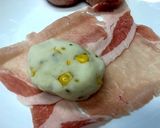 マッシュポテト&薄切り肉でコロッケ風作り方2写真