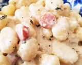 ニョッキのチーズクリームソース作り方6写真