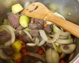 圧力で柔らかビーフシチュー☆乳製品不使用作り方7写真
