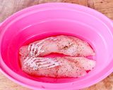 簡単♪白身魚とカラフル野菜の温菜サラダ作り方3写真