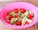 簡単♪白身魚とカラフル野菜の温菜サラダ作り方4写真