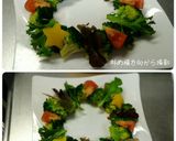 彩り野菜イタリアン風Xmasリースサラダ作り方5写真