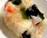 温豆腐☆カニカマとワカメのお豆腐あんかけ作り方8写真