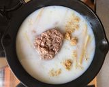 ツナチーズクリーム☆ワンポットパスタ作り方1写真