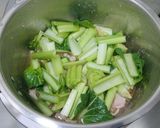 小松菜と豚肉の煮浸し作り方4写真