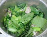 小松菜と豚肉の煮浸し作り方5写真