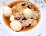 鶏モモ肉と卵のこっくり煮作り方4写真