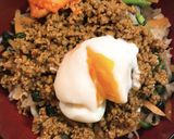 ビビンバ風そぼろ丼作り方6写真