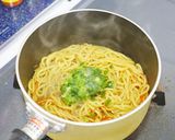 こんにゃく麺のネギ炒め作り方3写真
