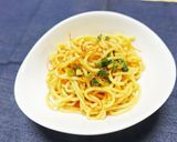 こんにゃく麺のネギ炒め作り方4写真