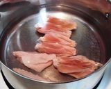 コスパ最強シャキシャキっ水菜と手羽中で鍋作り方2写真