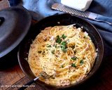 ツナチーズクリーム☆ワンポットパスタ作り方2写真