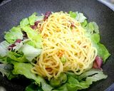 ほたるいかと春野菜のピリ辛焼きそば作り方6写真